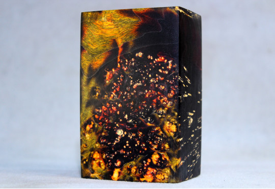 Stabilized Maple Burl Wood Mod Block